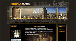 Desktop Screenshot of edificioitalia.com.br