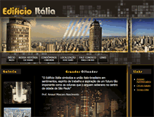 Tablet Screenshot of edificioitalia.com.br